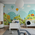Funny Pathway, Multi Mural Wallpaper - room preview 03