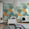 Happy Hillside, Multi Mural Wallpaper - room preview 03