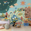 Fun Town, Multi Mural Wallpaper - room preview 03