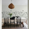Spring Day, Graphite Mural Wallpaper - room preview 03