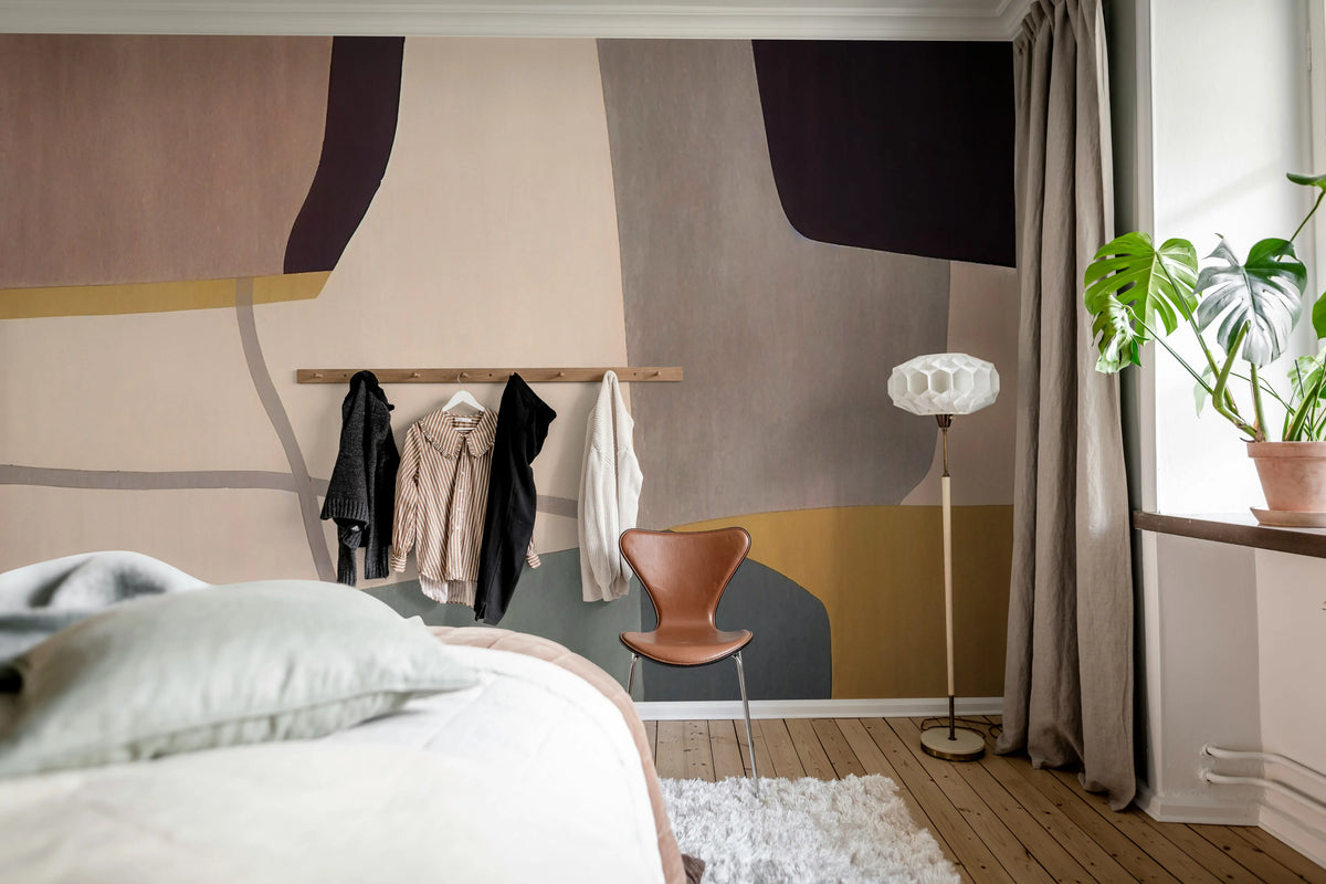 Abstract Art, Pastel Mural Wallpaper - room preview 03
