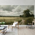Country Road Painting, Beige Mural Wallpaper - room preview 03