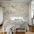 Bird Tree, Pastel Mural Wallpaper - room preview 03