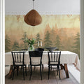 Watercolor Forest‚ Dawn Mural Wallpaper - room preview 03