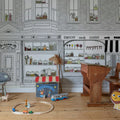 Candyshop, Gray Mural Wallpaper - room preview 03