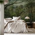 Palm Landscape, Green Mural Wallpaper - room preview 03