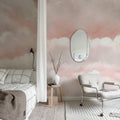 Storm Clouds, Pink Mural Wallpaper - room preview 03