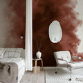 Color Flow, Rust Mural Wallpaper - room preview 03