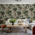 Nature of Eden, Vintage Mural Wallpaper - room preview 03