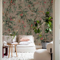 Nature of Eden, Pink Mural Wallpaper - room preview 03