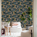 Lush Lemons, Pink Mural Wallpaper - room preview 03