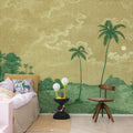 Palm Beach, Yellow Mural Wallpaper - room preview 03