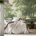 The Vintage Grove, Spring Green Mural Wallpaper - room preview 03