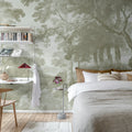 The Vintage Grove, Beige Mural Wallpaper - room preview 03