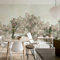 Syringa Flowers, Pink Mural Wallpaper - room preview 03