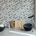 Mace Game, Gray Mural Wallpaper - room preview 03