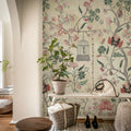 Mystic Garden, Beige Mural Wallpaper - room preview 03