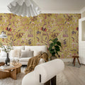 Mystic Garden, Yellow Mural Wallpaper - room preview 03