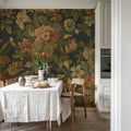 Majestic Vintage Garden, Ivory Mural Wallpaper - room preview 03