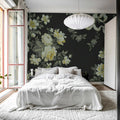 Vintage Bow, Black Mural Wallpaper - room preview 03