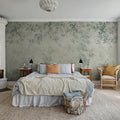 Daydream, Blue Mural Wallpaper - room preview 03