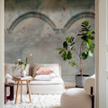 Heavenly Arches, Blue Mural Wallpaper - room preview 03
