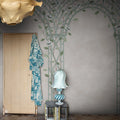 Poetic Trellis, Light Blue Mural Wallpaper - room preview 03
