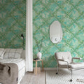 Babylon Sky, Green Mural Wallpaper - room preview 03