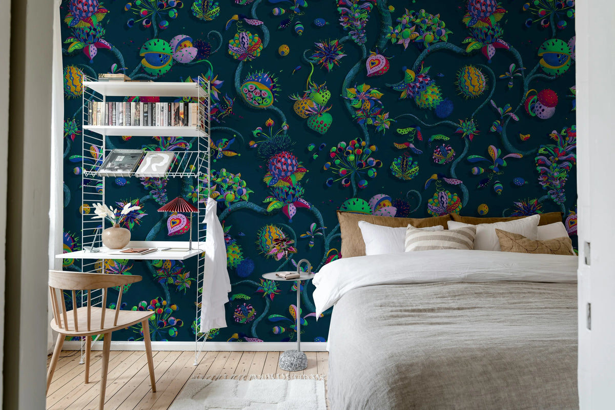 Eden Tree, Dark Mural Wallpaper - room preview 03