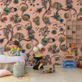 Eden Tree, Pink Mural Wallpaper - room preview 03