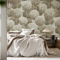 Elysian Flowers, Beige Mural Wallpaper - room preview 03