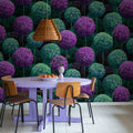 Elysian Flowers, Lilac Mural Wallpaper - room preview 03