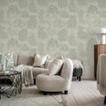 Yggdrasil Forest, Beige Mural Wallpaper - room preview 03