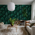 Yggdrasil Forest, Dark Mural Wallpaper - room preview 03
