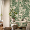 Seagrass, Green Mural Wallpaper - room preview 03