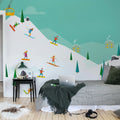 Winter Holiday, Multi Mural Wallpaper - room preview 03