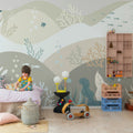 Sea Hills, Sand Beige Mural Wallpaper - room preview 03