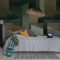 Geometrics, Dark Mural Wallpaper - room preview 03