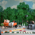Gaming Woods, Summer Mural Wallpaper - room preview 03