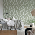 Cute Otters, Beige Mural Wallpaper - room preview 03