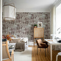 Marble Flow, Pink Mural Wallpaper - room preview 03