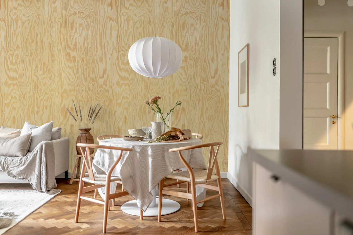 Wood Shades, Pine Wood Mural Wallpaper - room preview 03