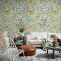 Flowerhaze, Soft Mural Wallpaper - room preview 03