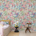 Flowerhaze, Pink Mural Wallpaper - room preview 03