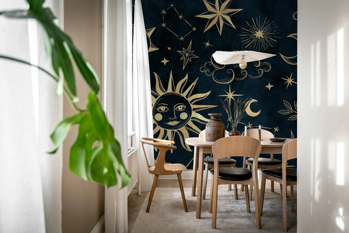 Astrology, Night Mural Wallpaper - room preview 03