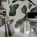 Abstract Motifs, Black & White Mural Wallpaper - room preview 03