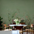 Jungle Meadow, Green Mural Wallpaper - room preview 03