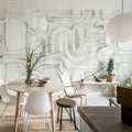 Abstract Path, Gray Mural Wallpaper - room preview 03