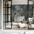 Glossy Flower, Vintage Mural Wallpaper - room preview 03