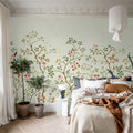 Songbird Mural, Beige Mural Wallpaper - room preview 03